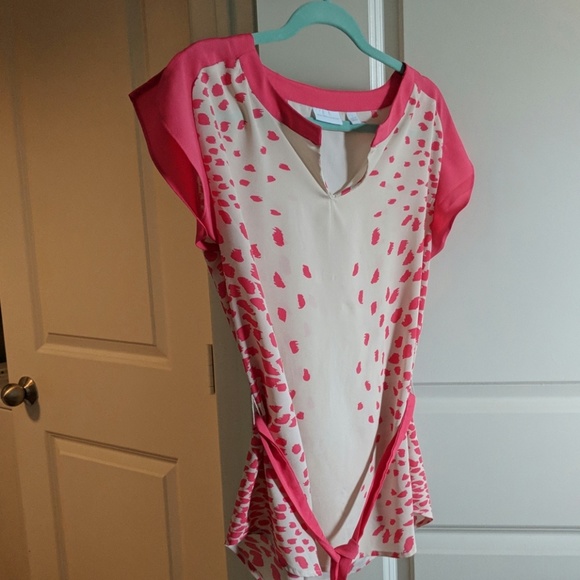 Pink/Biege Blouse - Picture 2 of 4